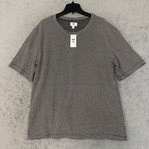 NWT Mode of One Seas Knit FXTR Men's XL Black Cotton Blend Textured Shirt
